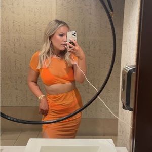 MESH ORANGE SET